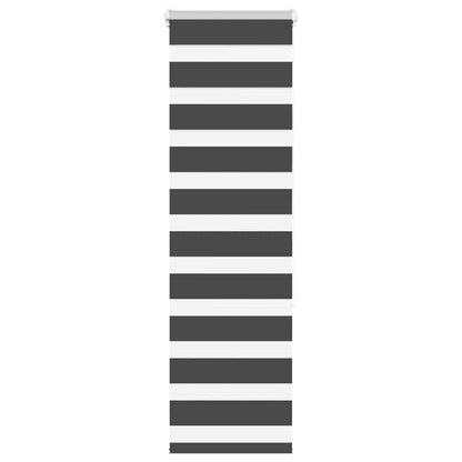 Zebra Roleta Černá Šířka Látky 85,9 Cm Polyester Černá