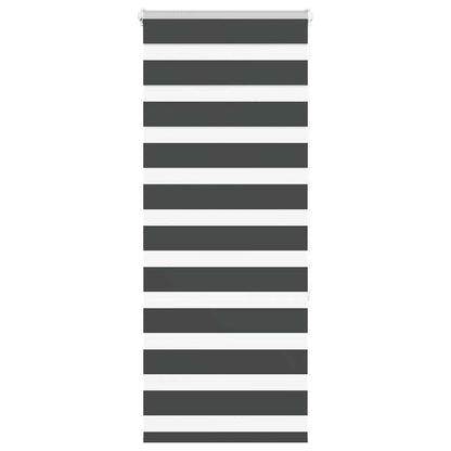 Zebra Roleta Černá Šířka Látky 85,9 Cm Polyester Černá