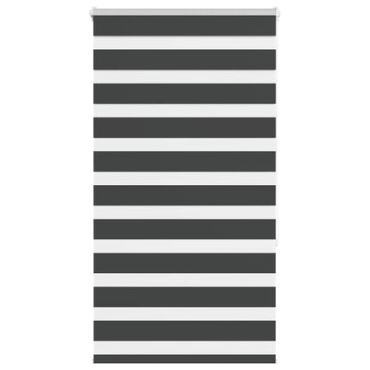 Zebra Roleta Černá Šířka Látky 85,9 Cm Polyester Černá