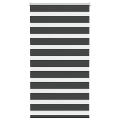 Zebra Roleta Černá Šířka Látky 85,9 Cm Polyester Černá