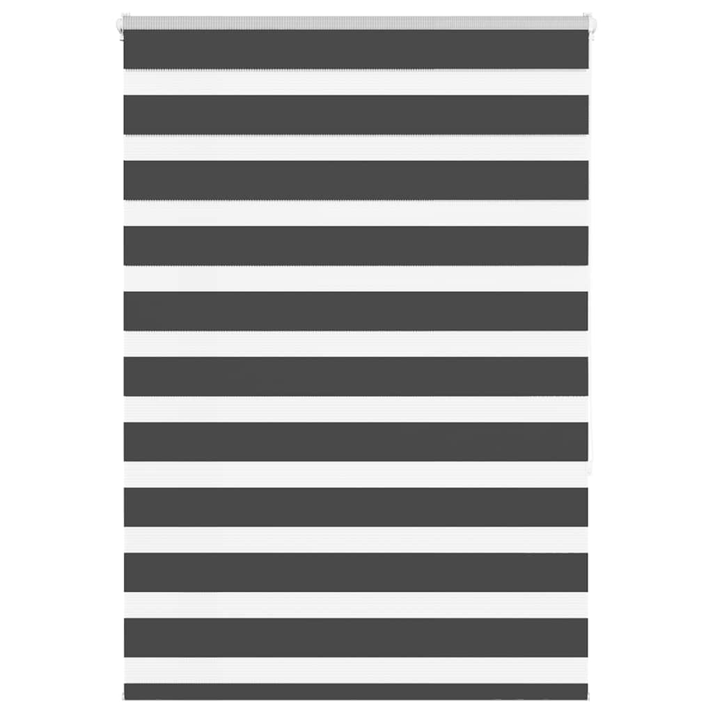 Zebra Roleta Černá Šířka Látky 85,9 Cm Polyester Černá