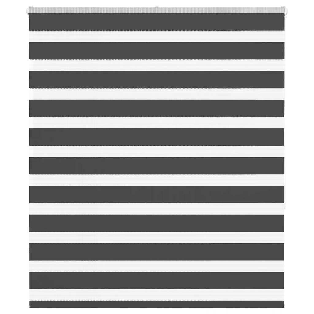 Zebra Roleta Černá Šířka Látky 85,9 Cm Polyester Černá