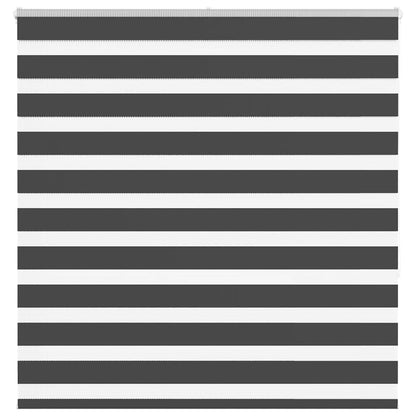 Zebra Roleta Černá Šířka Látky 85,9 Cm Polyester Černá