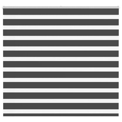 Zebra Roleta Černá Šířka Látky 85,9 Cm Polyester Černá