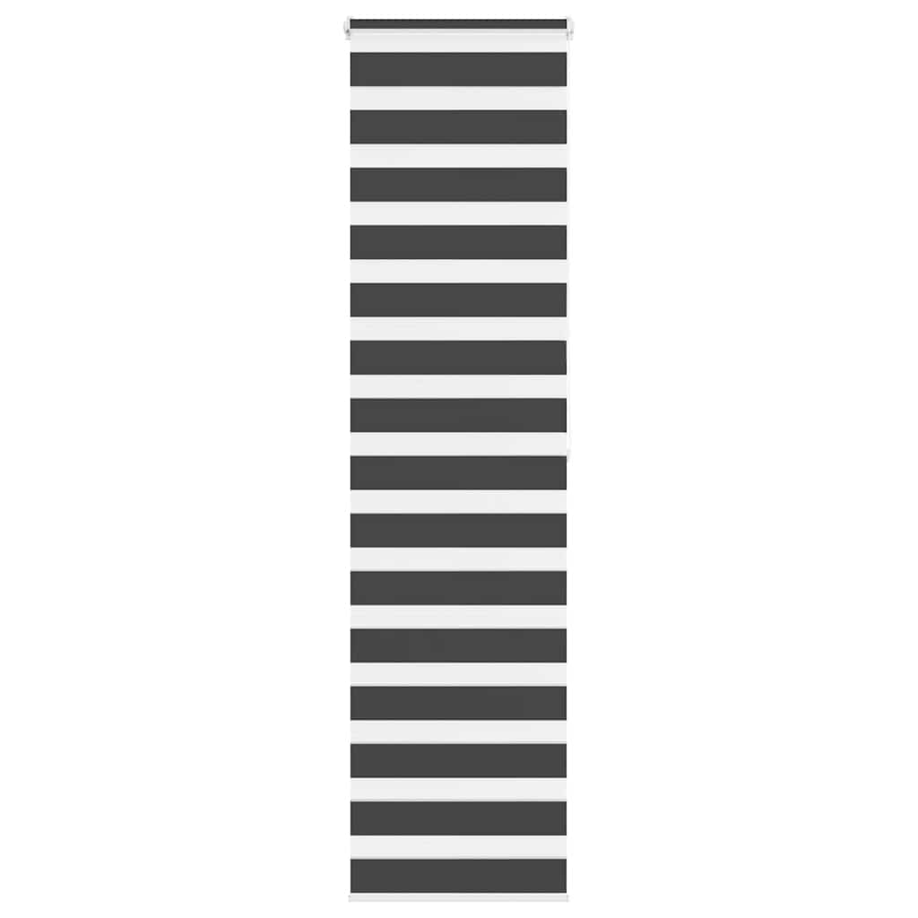 Zebra Roleta Černá Šířka Látky 85,9 Cm Polyester Černá