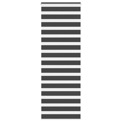 Zebra Roleta Černá Šířka Látky 85,9 Cm Polyester Černá