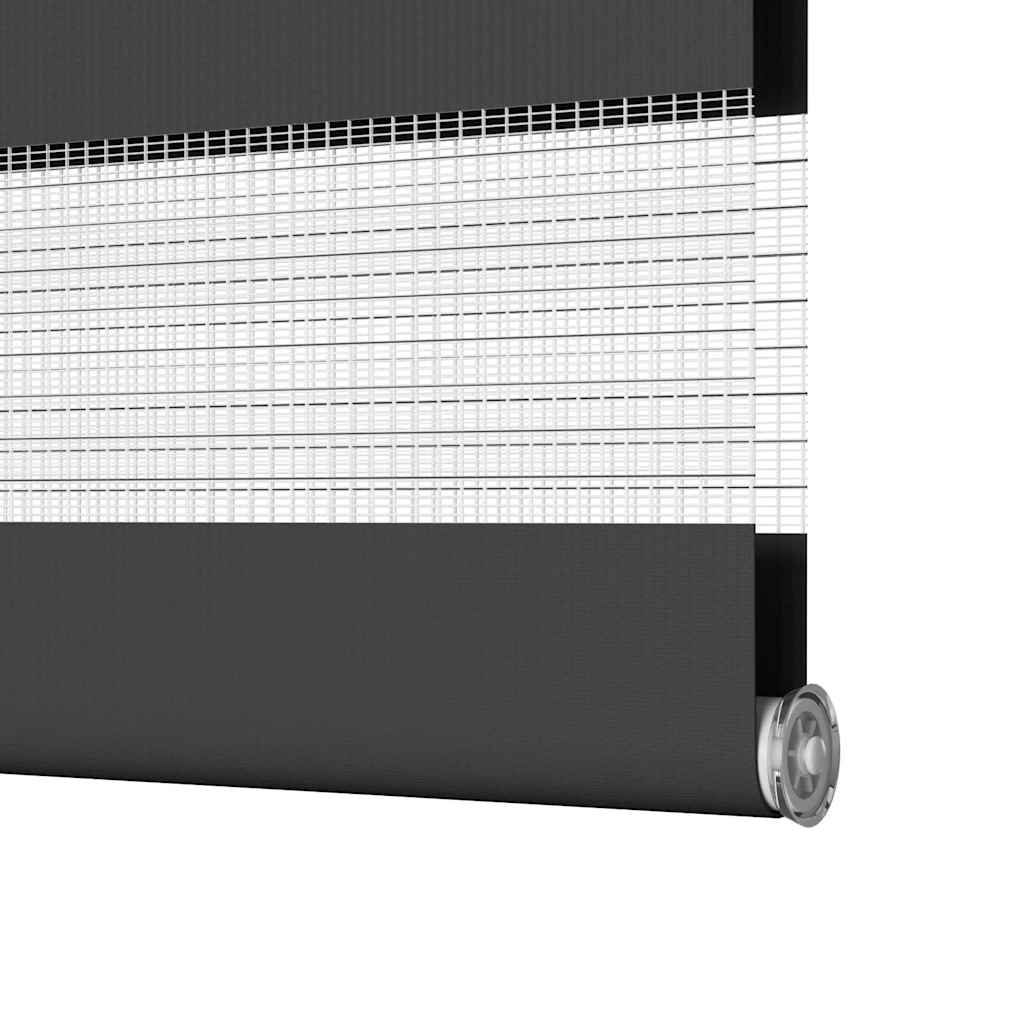 Zebra Roleta Černá Šířka Látky 85,9 Cm Polyester Černá