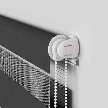 Zebra Roleta Černá Šířka Látky 85,9 Cm Polyester Černá