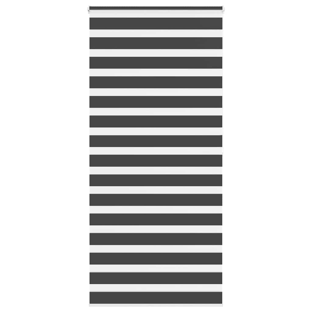Zebra Roleta Černá Šířka Látky 85,9 Cm Polyester Černá