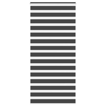 Zebra Roleta Černá Šířka Látky 85,9 Cm Polyester Černá