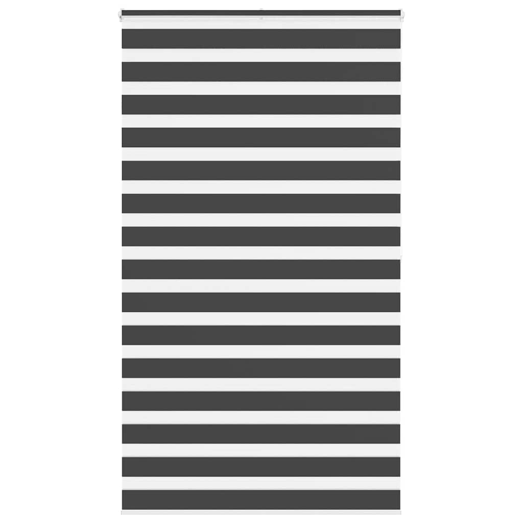 Zebra Roleta Černá Šířka Látky 85,9 Cm Polyester Černá