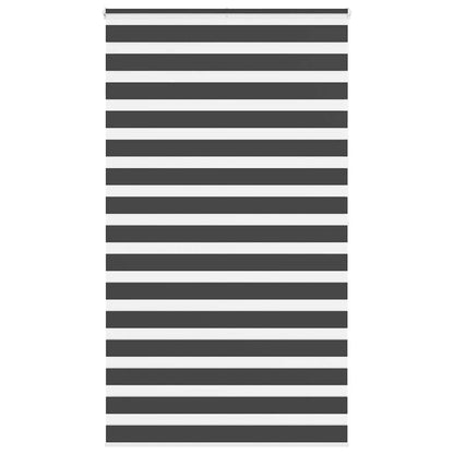 Zebra Roleta Černá Šířka Látky 85,9 Cm Polyester Černá