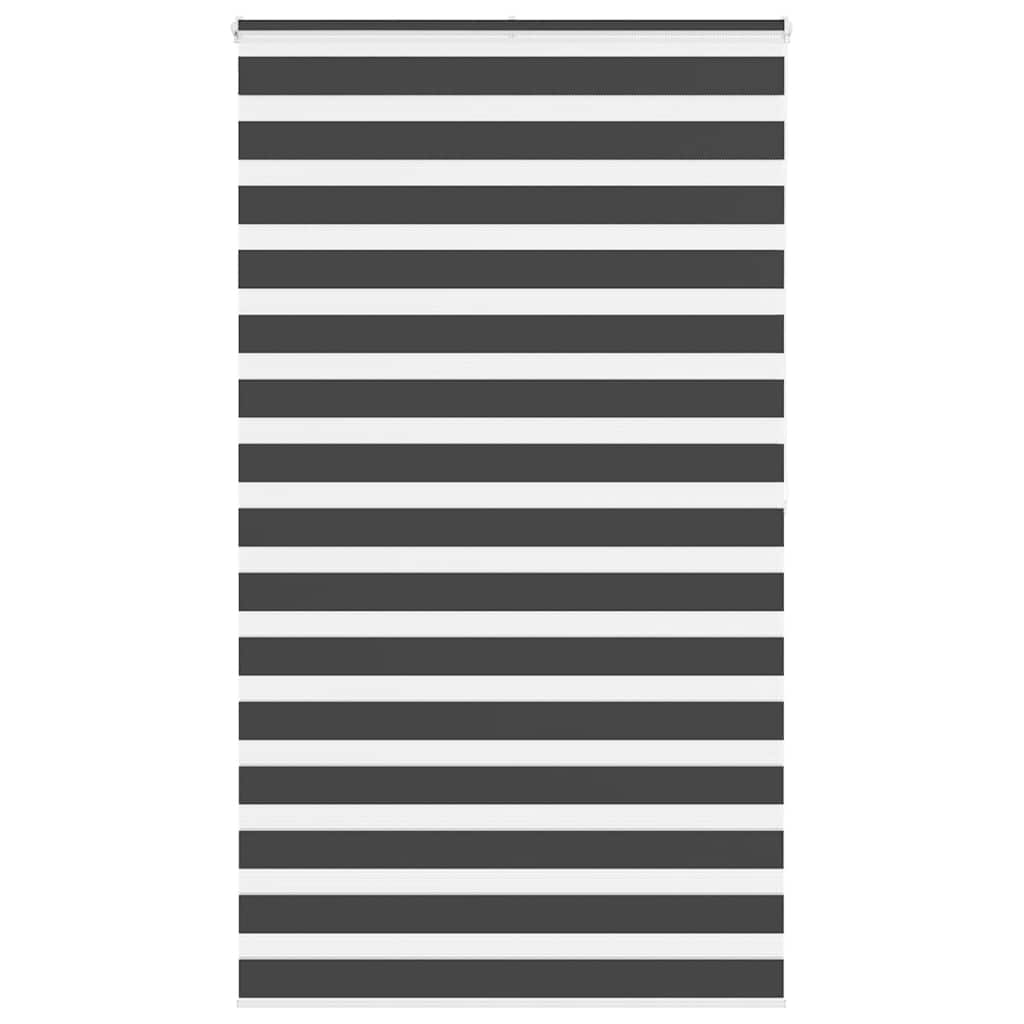 Zebra Roleta Černá Šířka Látky 85,9 Cm Polyester Černá