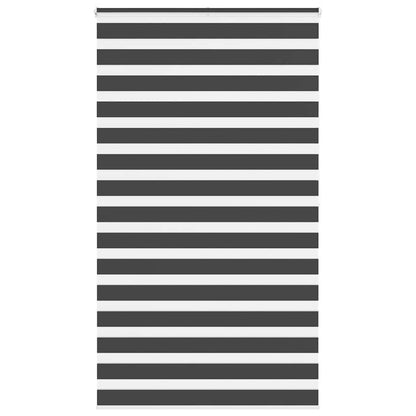 Zebra Roleta Černá Šířka Látky 85,9 Cm Polyester Černá