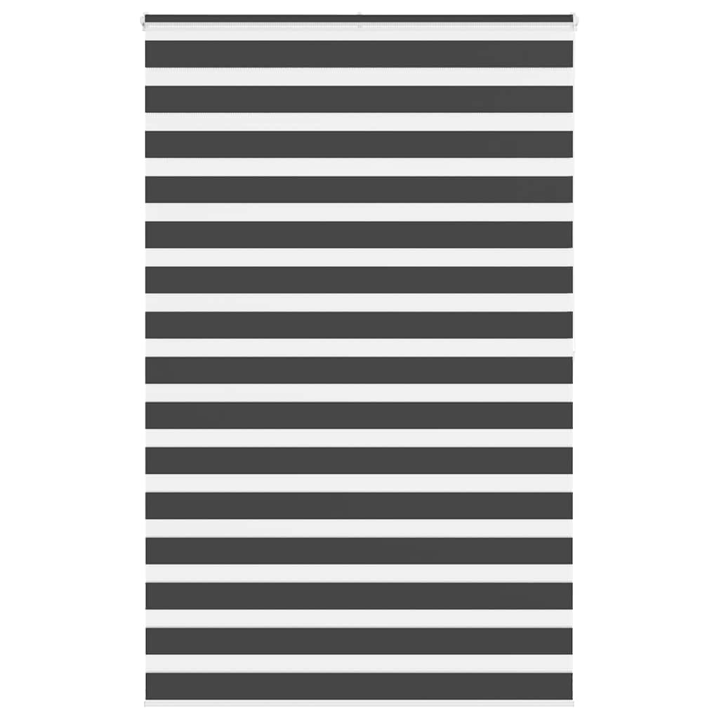 Zebra Roleta Černá Šířka Látky 85,9 Cm Polyester Černá