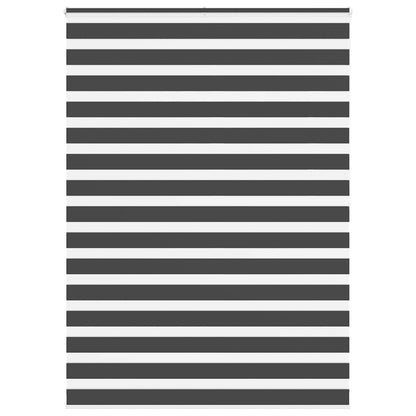 Zebra Roleta Černá Šířka Látky 85,9 Cm Polyester Černá