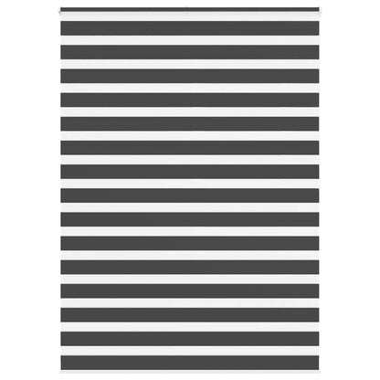 Zebra Roleta Černá Šířka Látky 85,9 Cm Polyester Černá