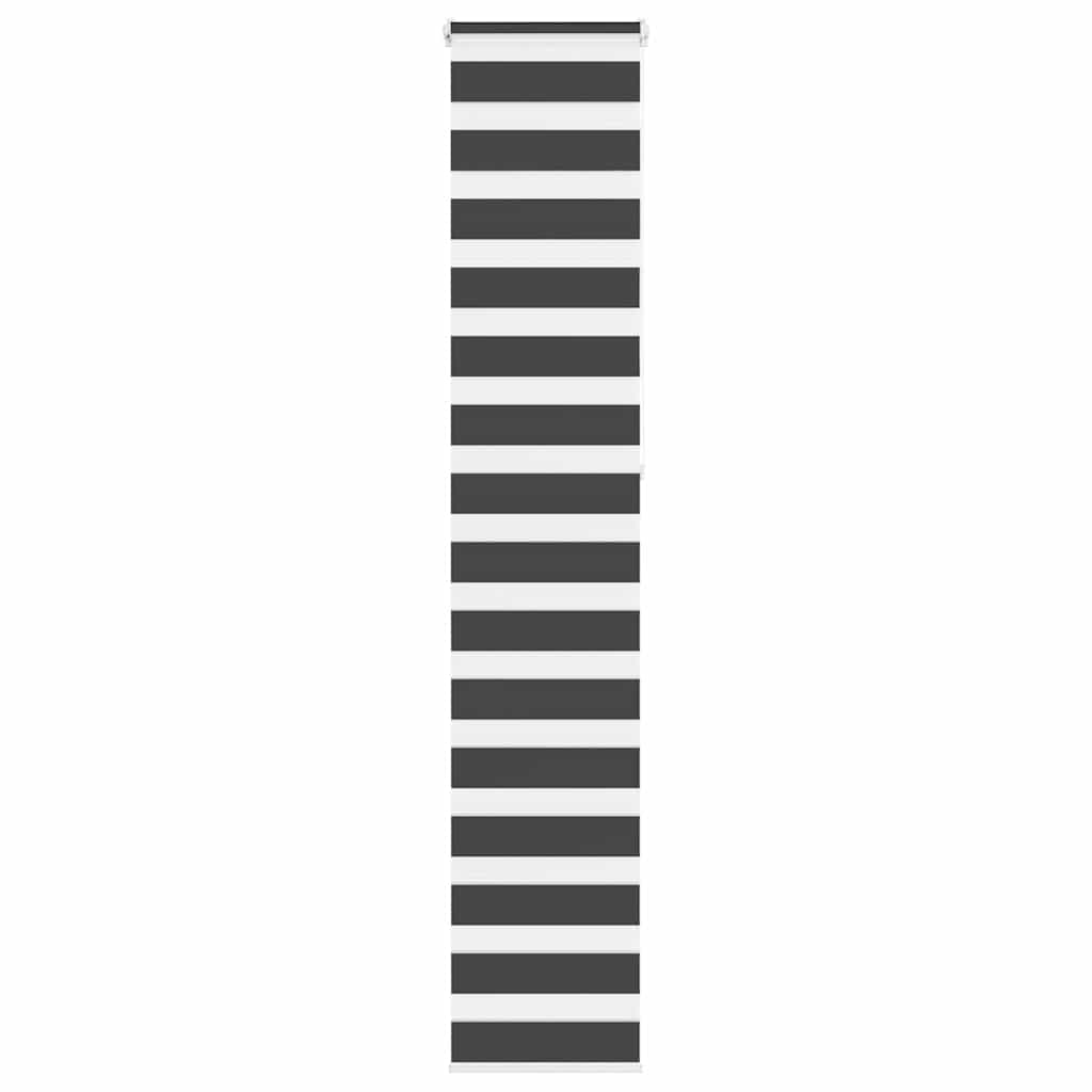 Zebra Roleta Černá Šířka Látky 85,9 Cm Polyester Černá