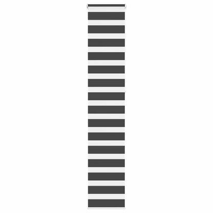 Zebra Roleta Černá Šířka Látky 85,9 Cm Polyester Černá