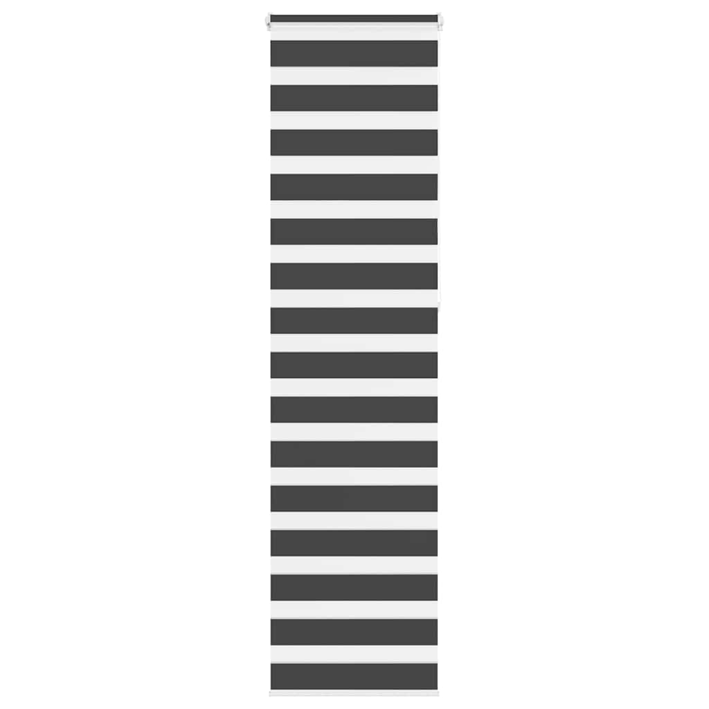 Zebra Roleta Černá Šířka Látky 85,9 Cm Polyester Černá