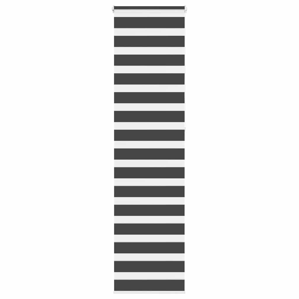 Zebra Roleta Černá Šířka Látky 85,9 Cm Polyester Černá