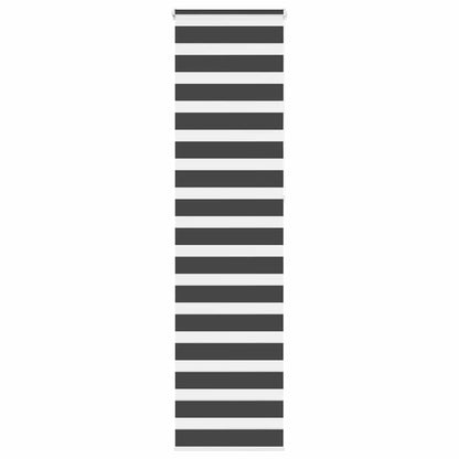 Zebra Roleta Černá Šířka Látky 85,9 Cm Polyester Černá