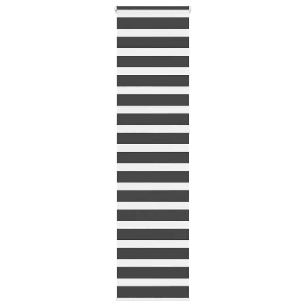 Zebra Roleta Černá Šířka Látky 85,9 Cm Polyester Černá