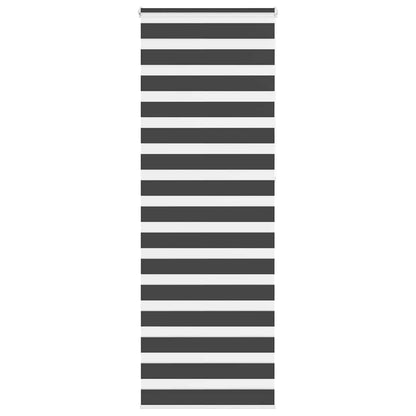 Zebra Roleta Černá Šířka Látky 85,9 Cm Polyester Černá