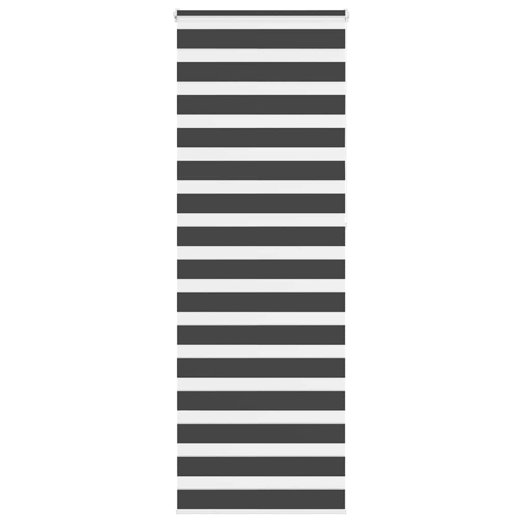 Zebra Roleta Černá Šířka Látky 85,9 Cm Polyester Černá