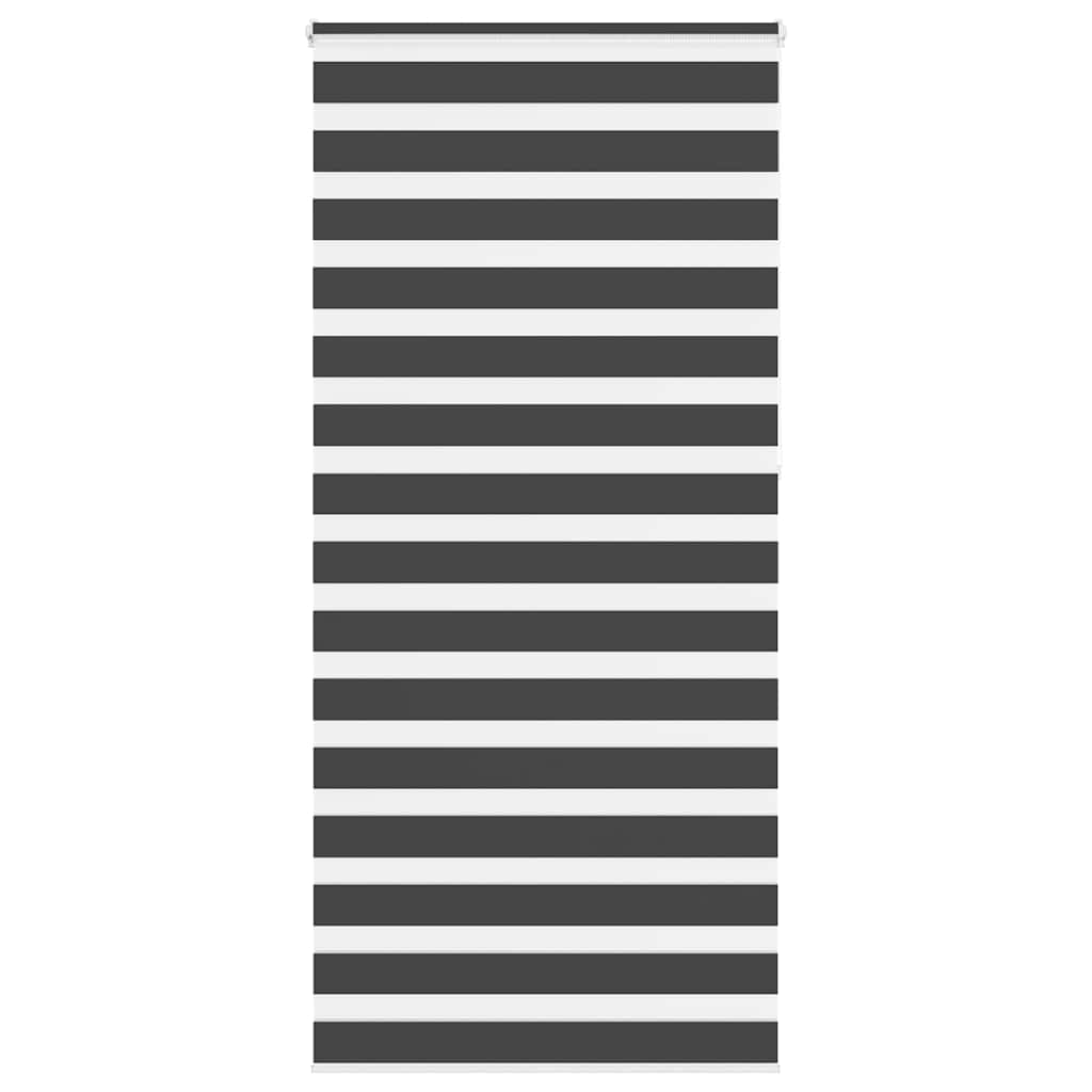 Zebra Roleta Černá Šířka Látky 85,9 Cm Polyester Černá