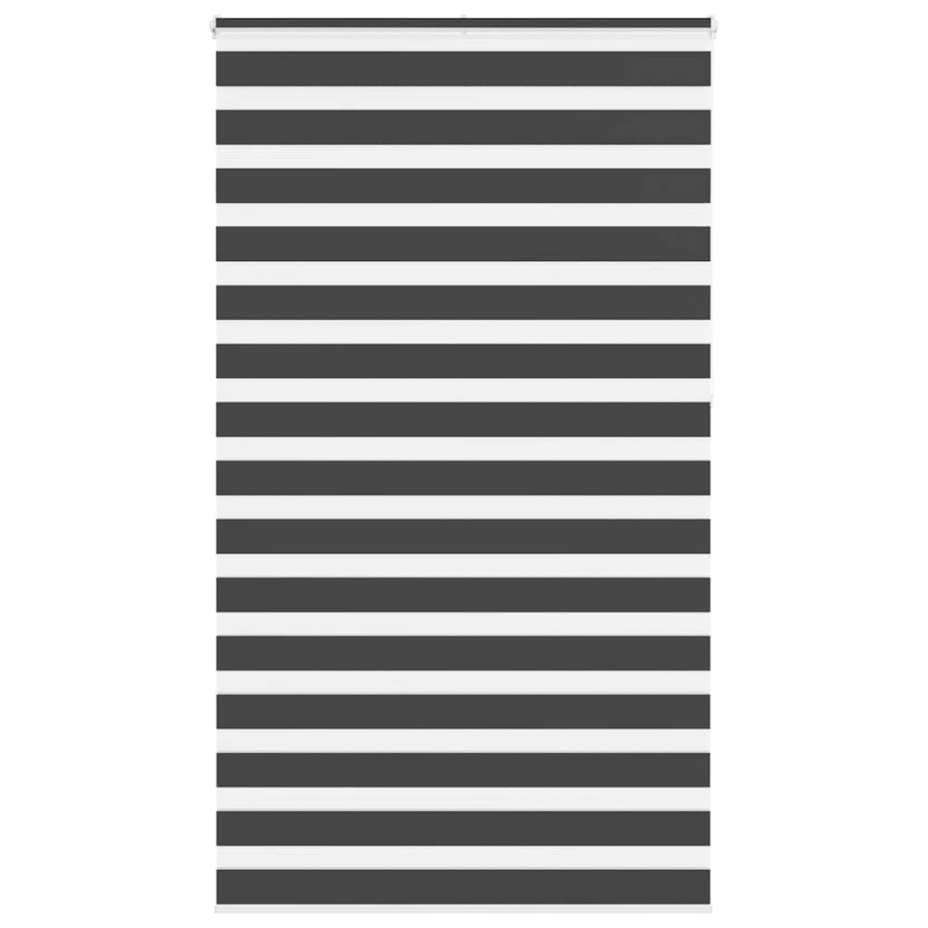 Zebra Roleta Černá Šířka Látky 85,9 Cm Polyester Černá