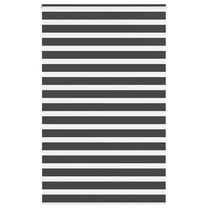 Zebra Roleta Černá Šířka Látky 85,9 Cm Polyester Černá