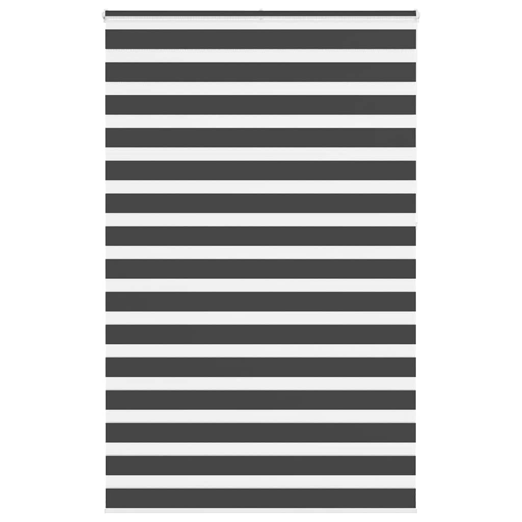 Zebra Roleta Černá Šířka Látky 85,9 Cm Polyester Černá