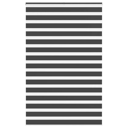 Zebra Roleta Černá Šířka Látky 85,9 Cm Polyester Černá