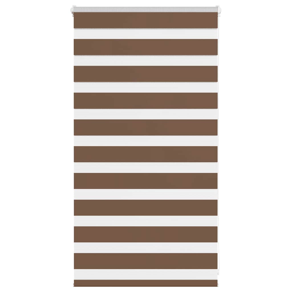 Zebra Roleta Šířka Látky 45,9 Cm Polyester Hnědá