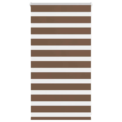 Zebra Roleta Šířka Látky 45,9 Cm Polyester Hnědá