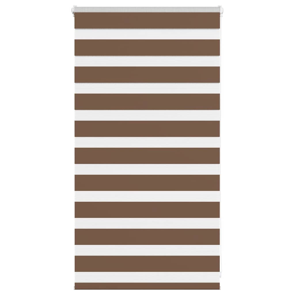 Zebra Roleta Šířka Látky 45,9 Cm Polyester Hnědá