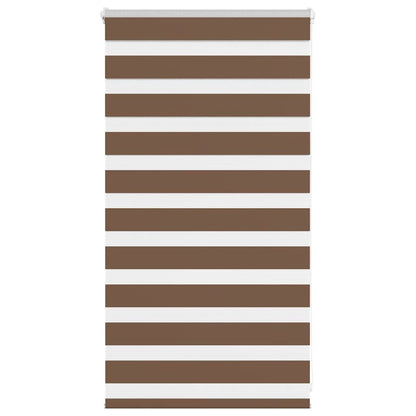 Zebra Roleta Šířka Látky 45,9 Cm Polyester Hnědá