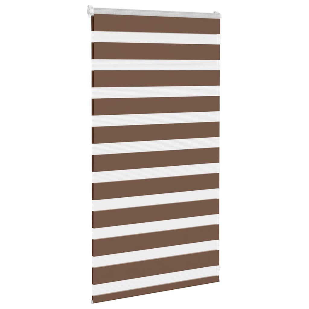 Zebra Roleta Hnědá 80X100 Cm Šířka Látky 75,9 Cm Polyester