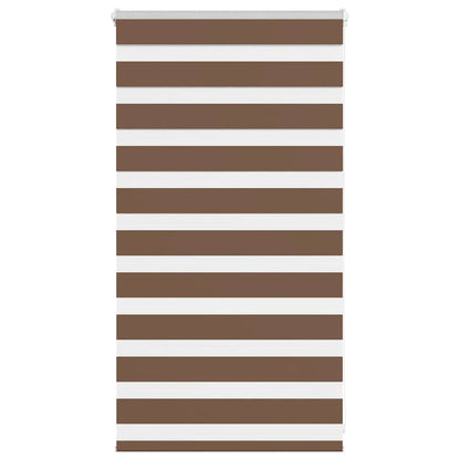 Zebra Roleta Šířka Látky 45,9 Cm Polyester Hnědá