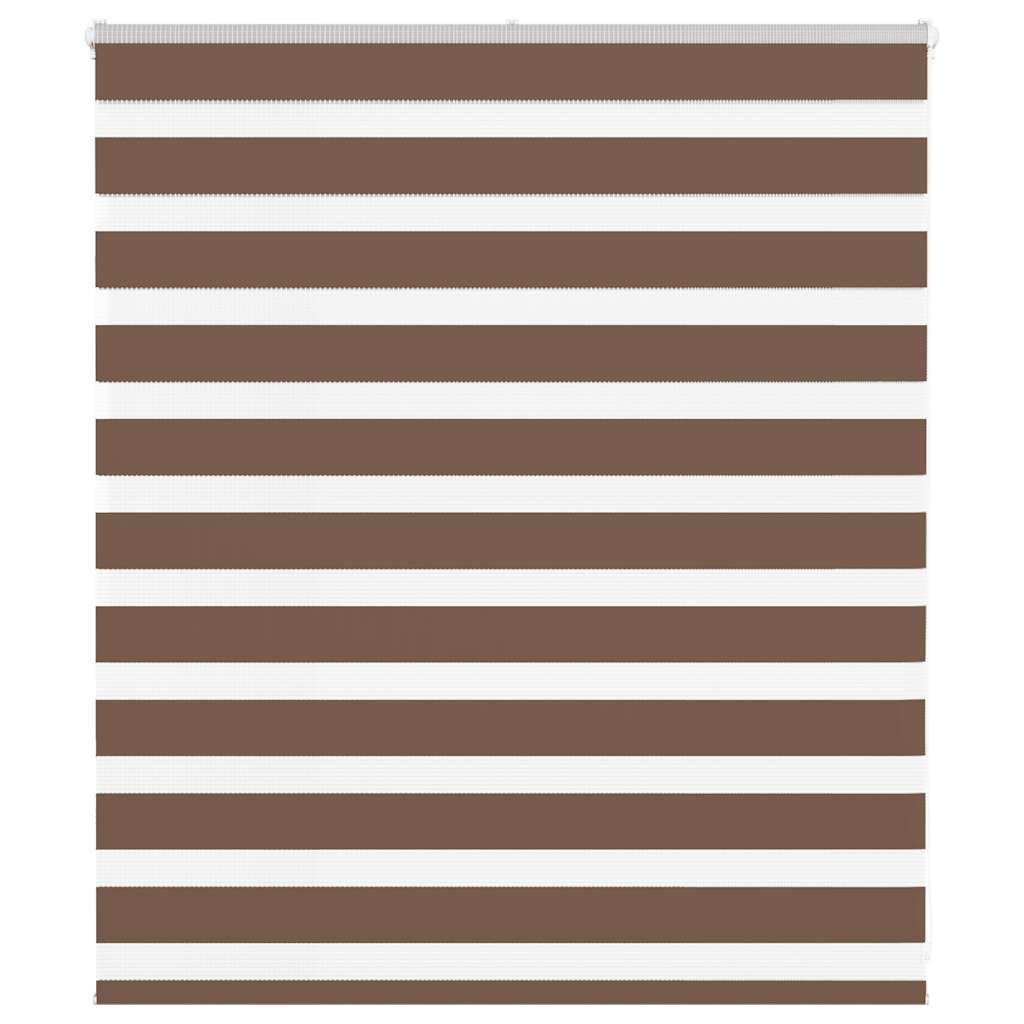 Zebra Roleta Šířka Látky 45,9 Cm Polyester Hnědá