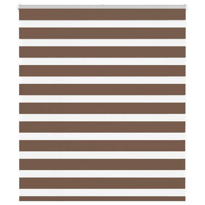 Zebra Roleta Šířka Látky 45,9 Cm Polyester Hnědá