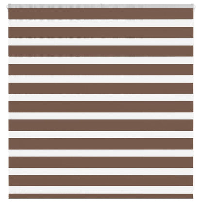 Zebra Roleta Šířka Látky 45,9 Cm Polyester Hnědá