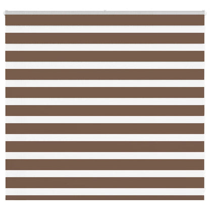 Zebra Roleta Šířka Látky 45,9 Cm Polyester Hnědá