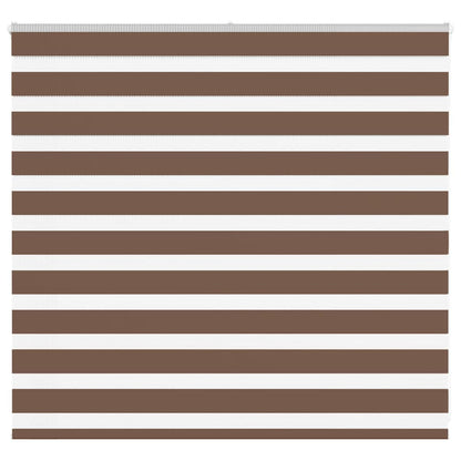 Zebra Roleta Šířka Látky 45,9 Cm Polyester Hnědá