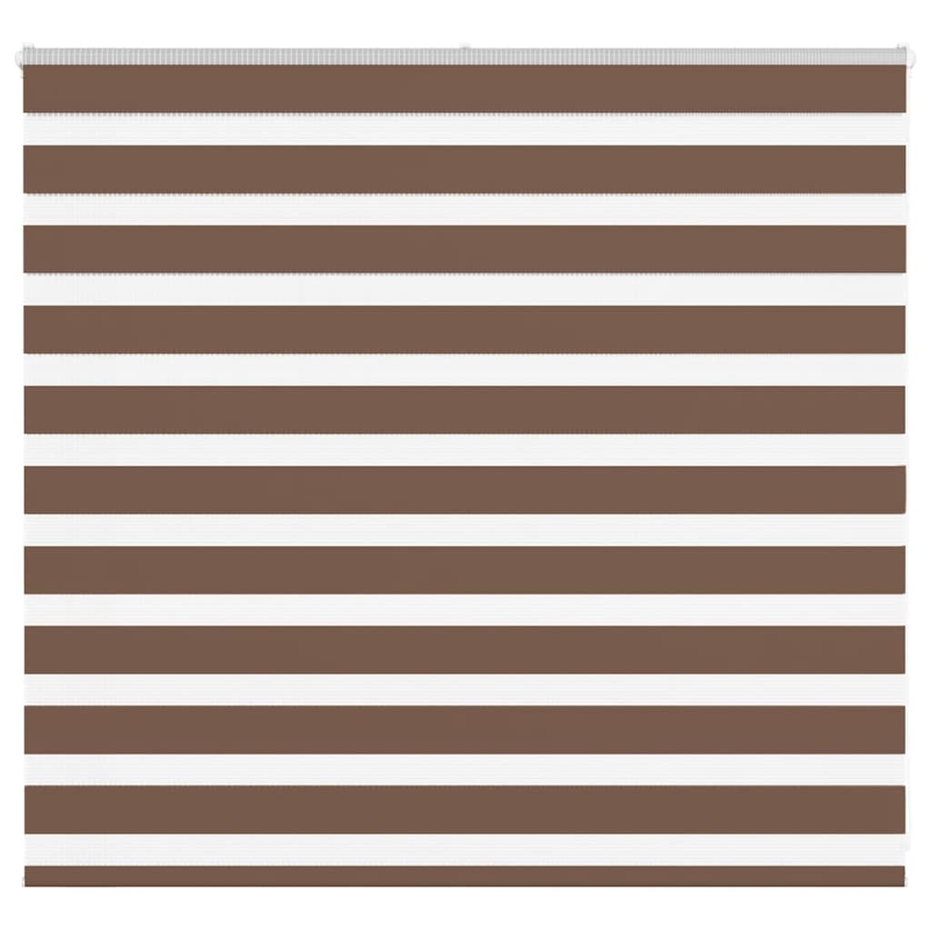 Zebra Roleta Šířka Látky 45,9 Cm Polyester Hnědá