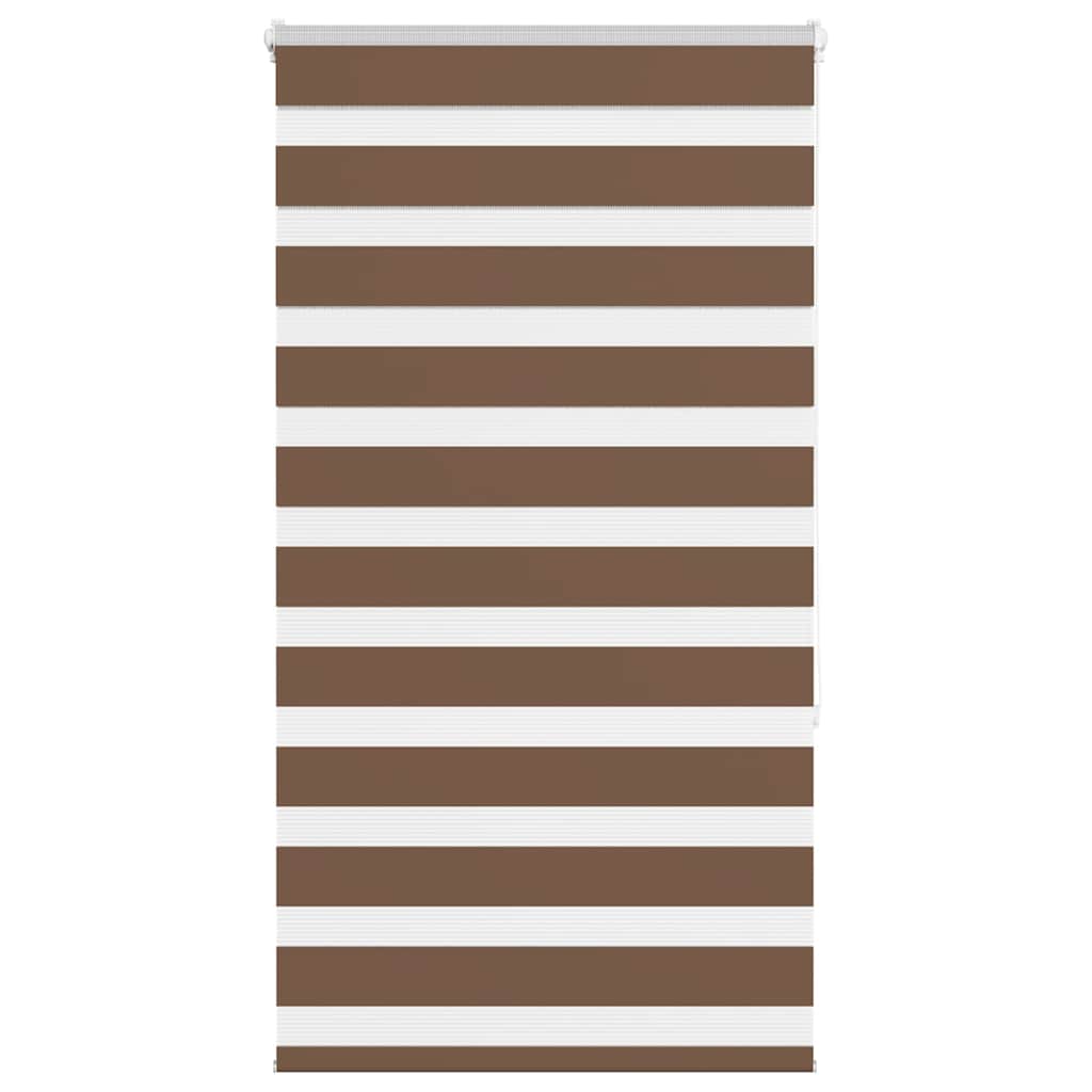 Zebra Roleta Šířka Látky 45,9 Cm Polyester Hnědá