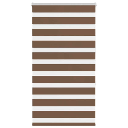 Zebra Roleta Šířka Látky 45,9 Cm Polyester Hnědá