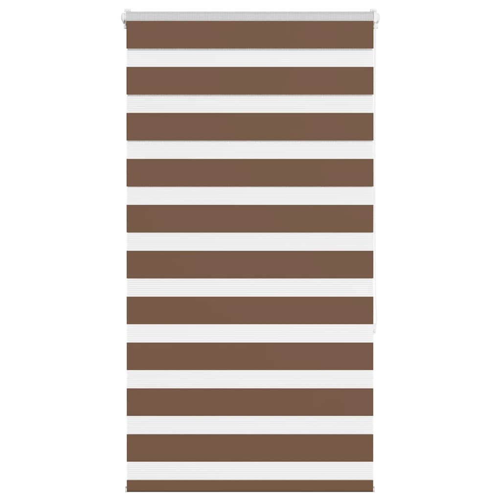 Zebra Roleta Šířka Látky 45,9 Cm Polyester Hnědá