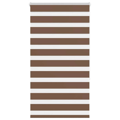 Zebra Roleta Šířka Látky 45,9 Cm Polyester Hnědá